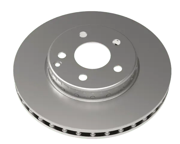 Rotor de frein composite hybride DBA Street Series HC avec conception légère en deux pièces comprenant une surface de freinage en fonte et un chapeau en aluminium