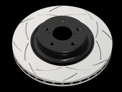 Rotor de frein DBA Street Series T2 avec fentes bi-symétriques usinées CNC pour une meilleure évacuation des gaz et poussières